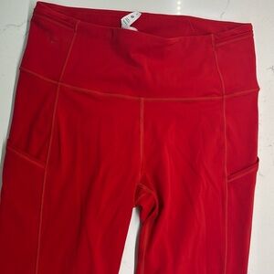 Lululemon Size 8 Red Leggings